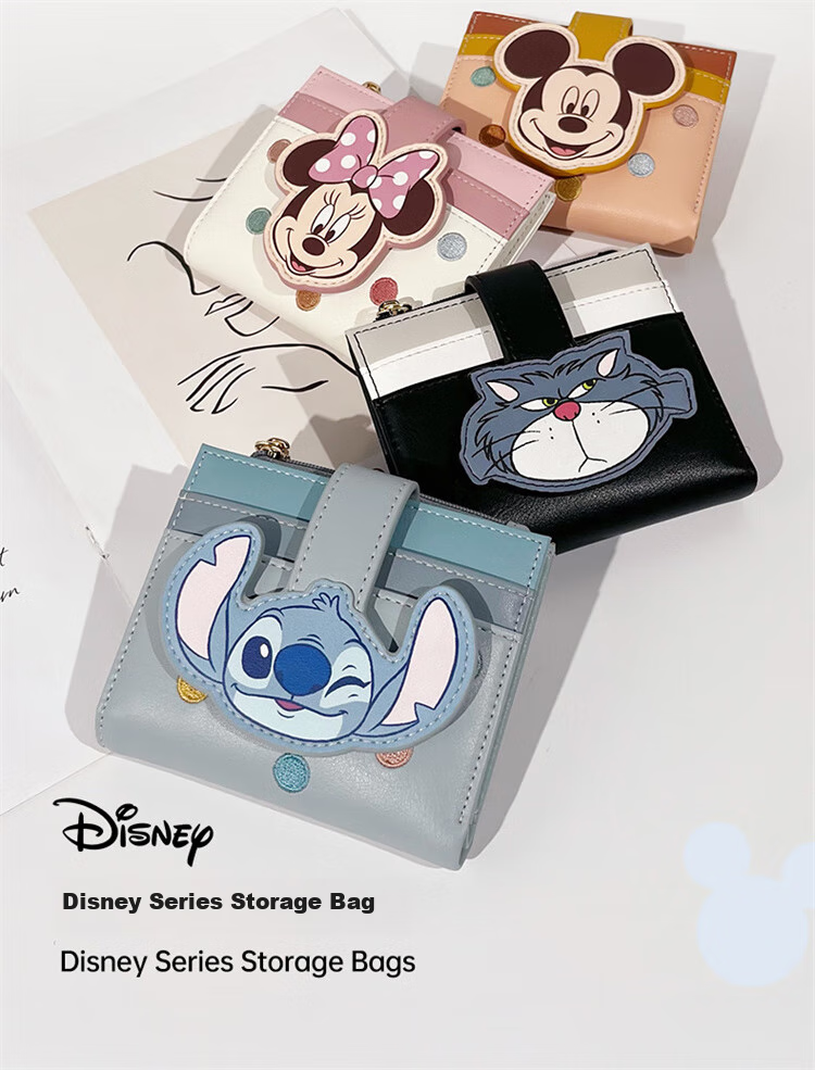 Disney Card Holder, Cute Mini Card Holder for Girls, Coin Purse, Minnie Mouse Birthday Gift for Girls 2