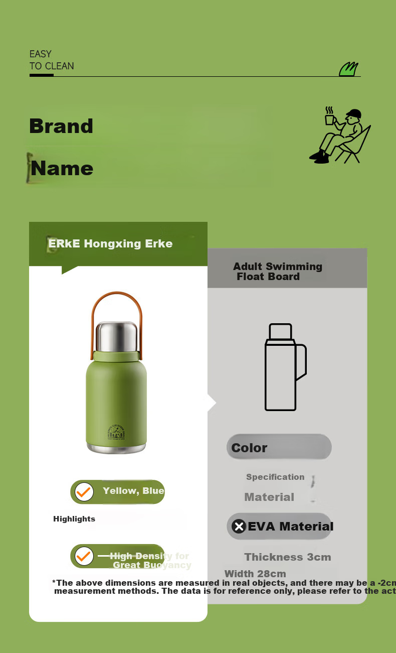 SUPOR Large Capacity Insulated Water Bottle Women’s Portable Outdoor Double-Use Titanium Travel Mug Car Cup High-Style Wide-Mouth Bottle 10