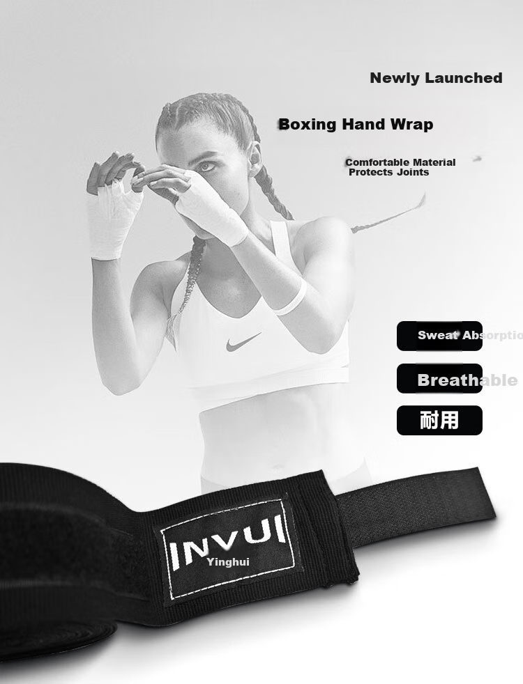 INVUI Boxing Hand Wraps, 5 Meters, for Adults And Children, Elastic Sweat-Absorbing, Muay Thai Fighting Hand Guards, Boxing Bandages, Wrist Wraps 1