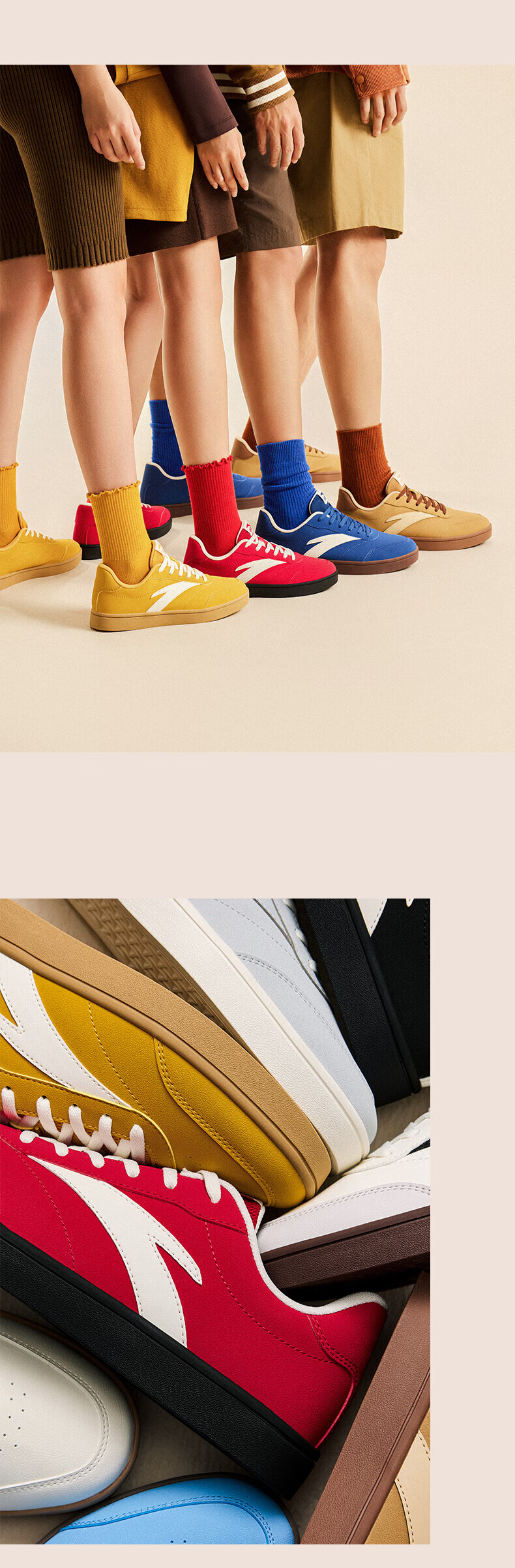 ANTA Vitality | Men's Skateboard Shoes, Classic Thin-Soled Low-Top Simple Commuter Skateboard Sneakers, Father's Day Gift 8