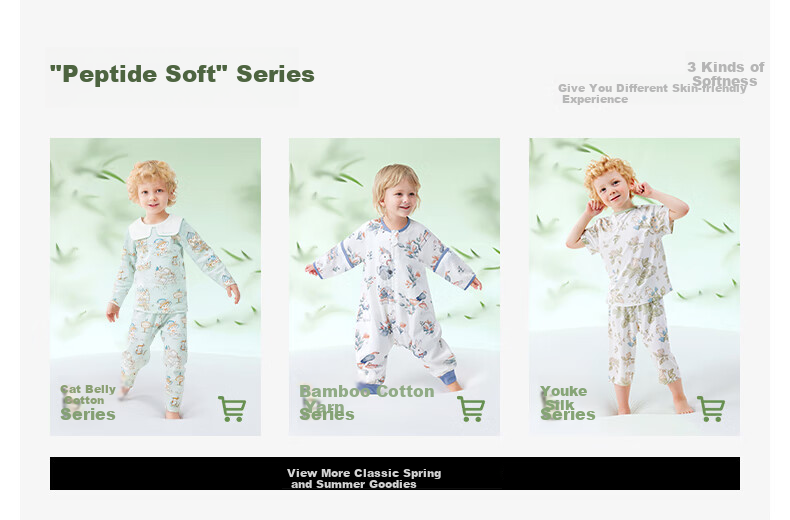 Beitaisi Baby Sleeping Bag Spring And Autumn Bamboo Cotton Gauze Baby Sleepwear Split-Leg Children's Anti-Kick Blanket Sleeping Bag Front 6 Back 4 Joe Rabbit M 2