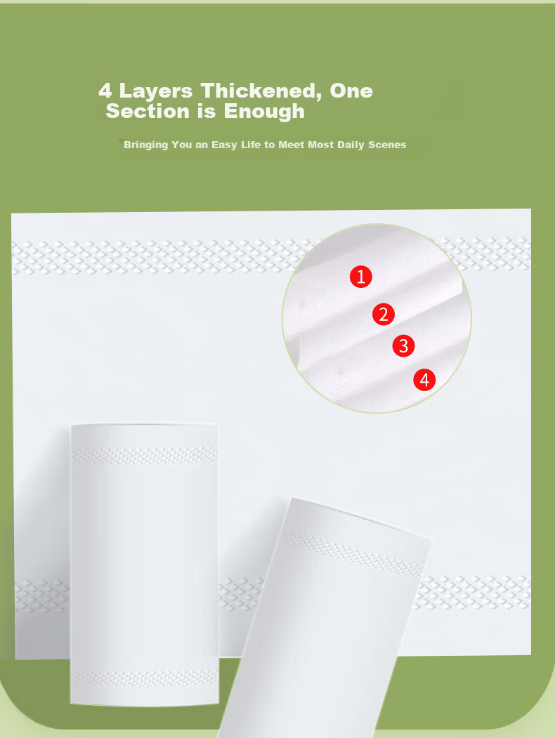 JD Jingzao Coreless Toilet Paper Thick Soft 4-Ply 90g*12 Rolls Bathroom Tissue JD Self-Operated 3
