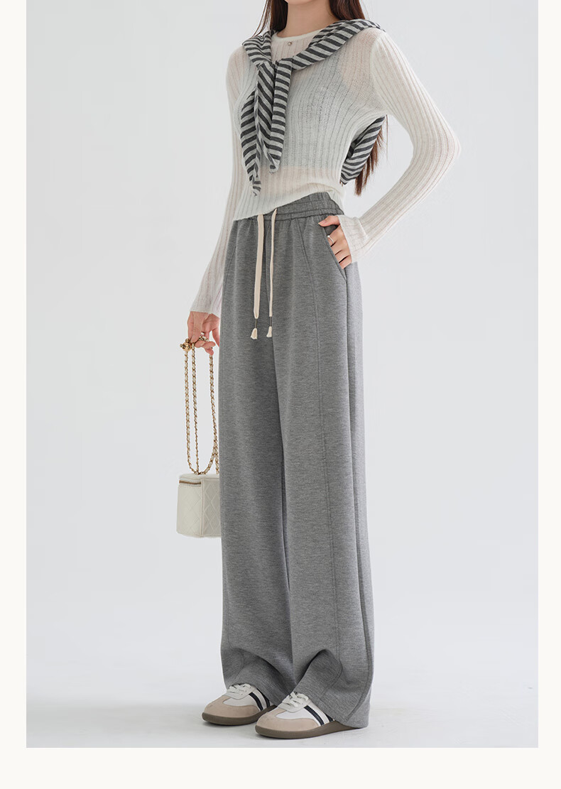 Borui Women's Casual Pants 50% Off 2026 New Spring Autumn Straight Loose Sports Sweatpants 17