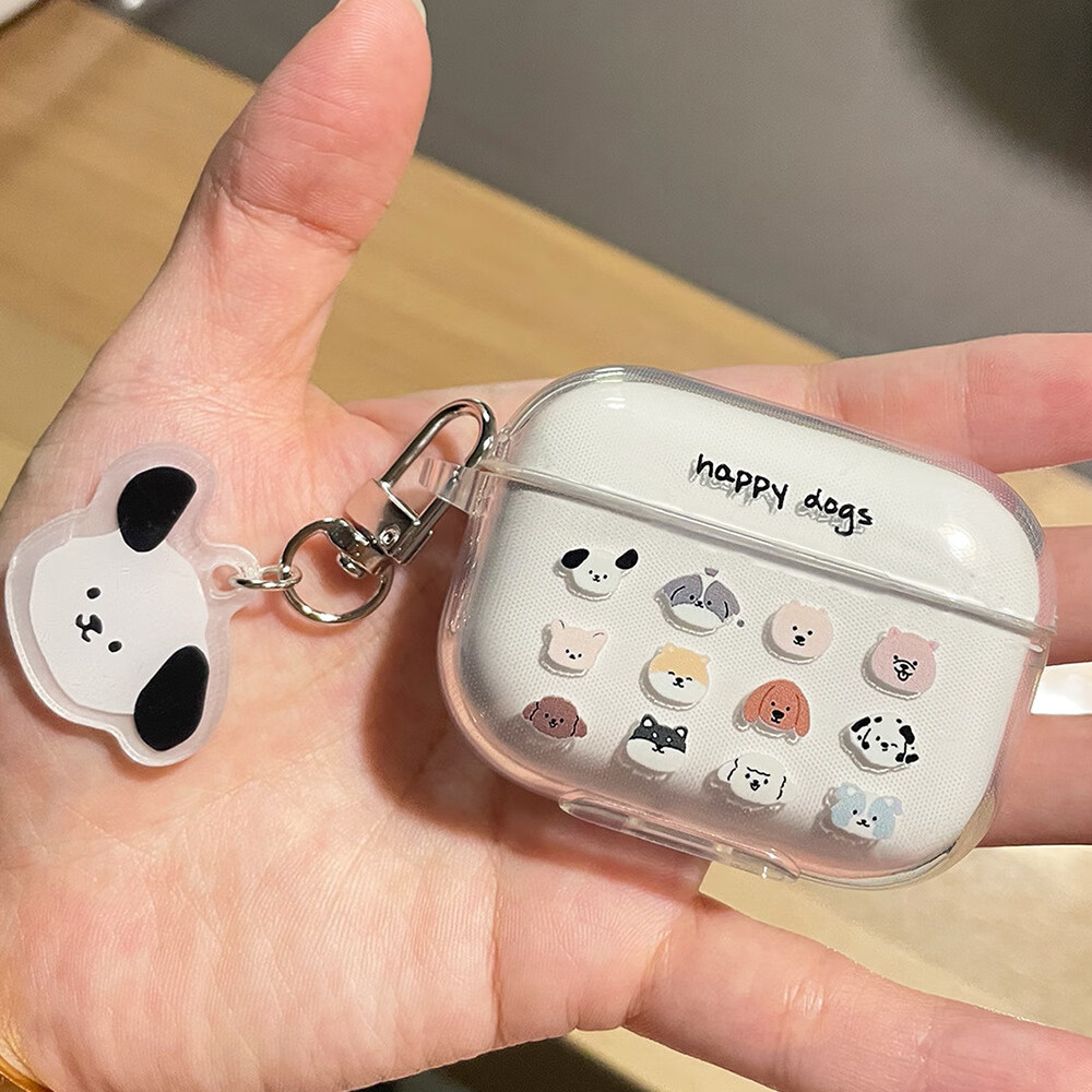 Beiyipin AirPods Pro 3 Protective Case Apple Wireless Bluetooth Earphone Cover Shockproof Creative Non-Slip Storage Box Music Puppy 1