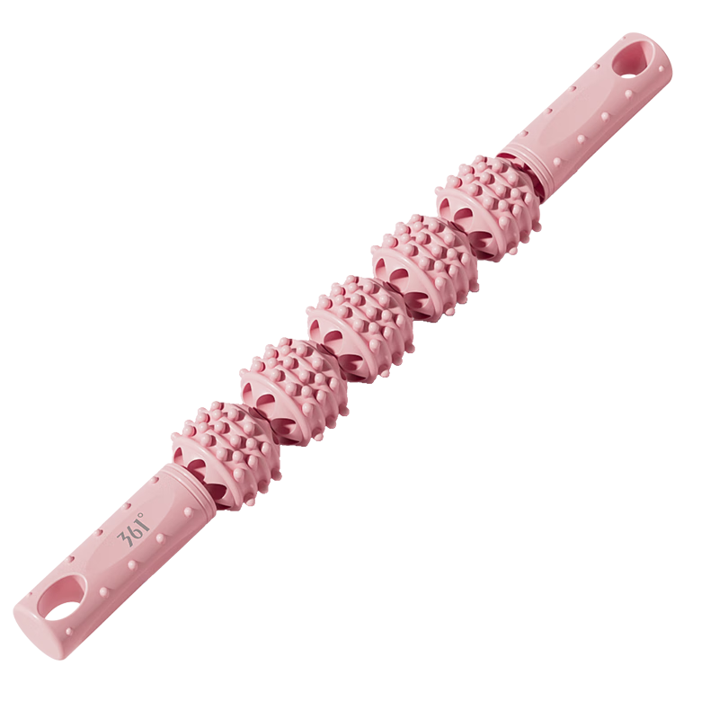 361° Wolf Fang Massage Roller Leg Muscle Relaxer Handheld Fitness Rolling Stick