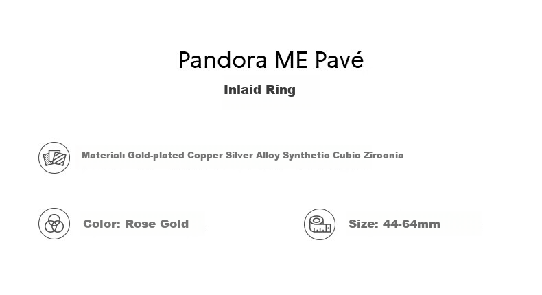 Pandora ME Intricate Diamond Ring, Personalized And Elegant, Birthday Gift for Girlfriend 4