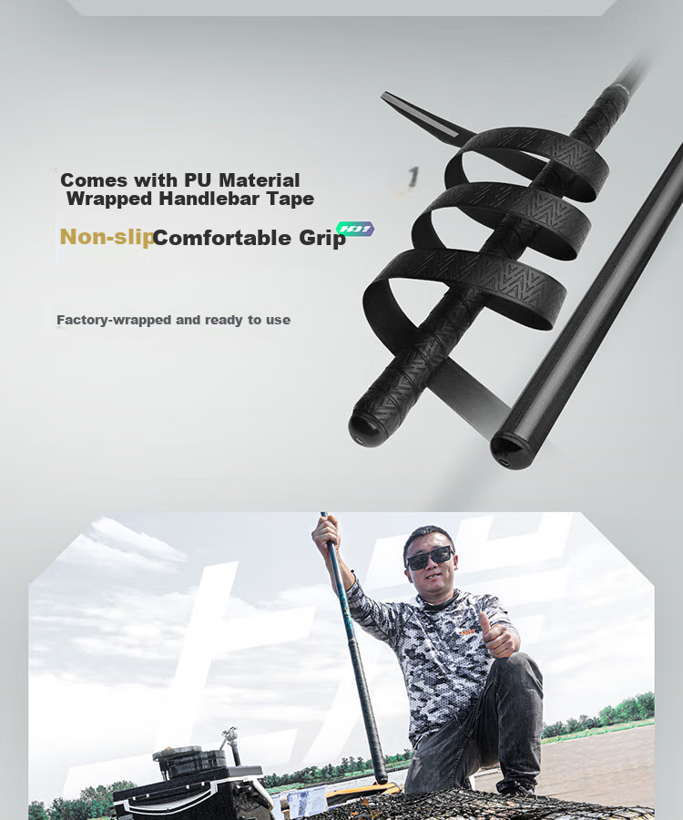 Handing No. 1 Black Pit Fishing Rod, Handheld, 6h8H19 Tuning, Ultra-Light And Ultra-Hard Black Rod, Luo Fishing Rod, Flying Crack Fishing Rod, 3.3m 3