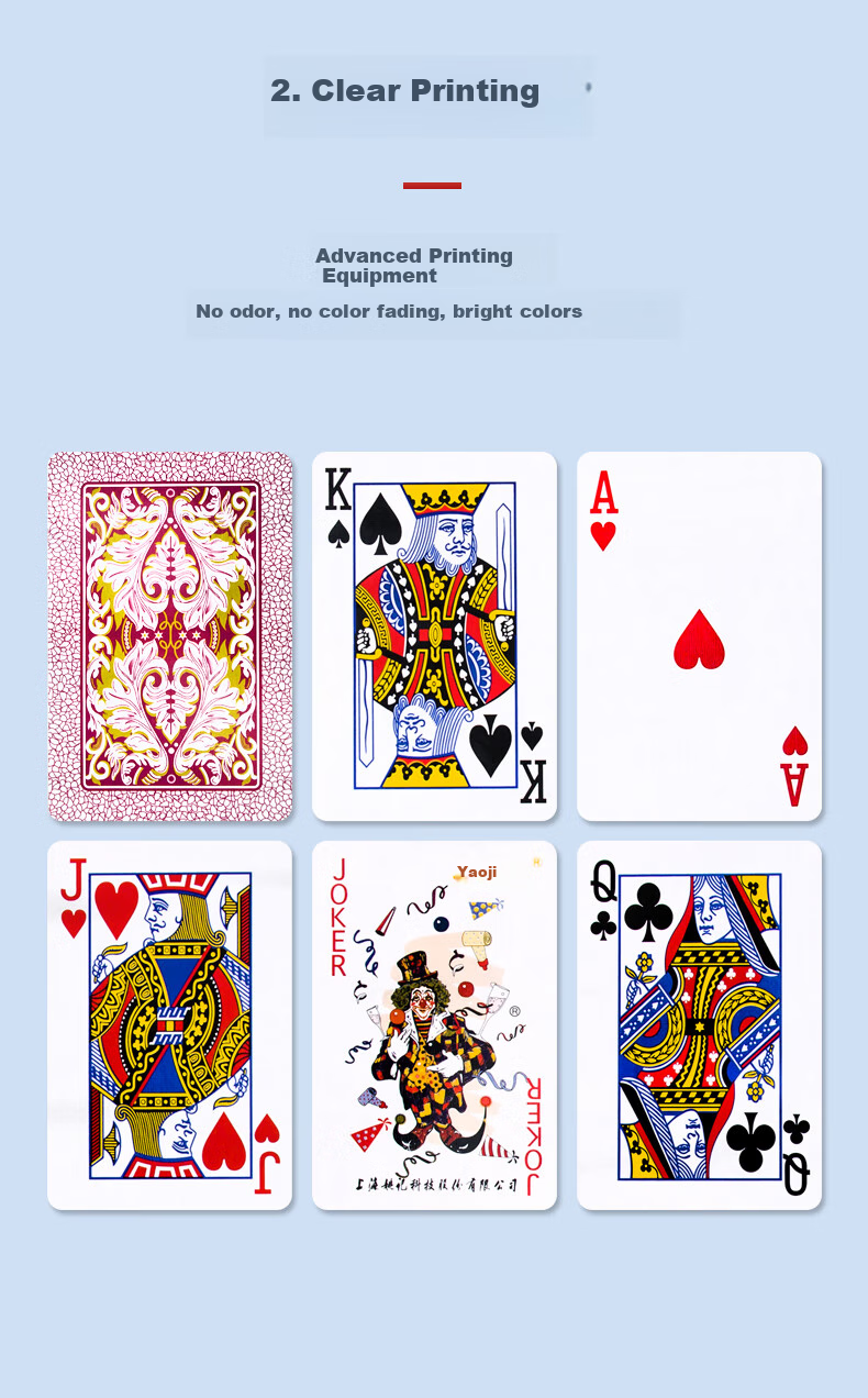 Yaoji Playing Cards, 2000 Poker Cards, Texas Hold'em, Board Games, Outdoor Camping, Doudizhu Game, Entertainment Cards, 100 Decks Included 8