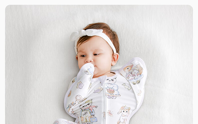 BUBBLE TREE Baby Anti-Startle Sleeping Bag Swaddle Sack for Newborns Infant Sleep Sack 12