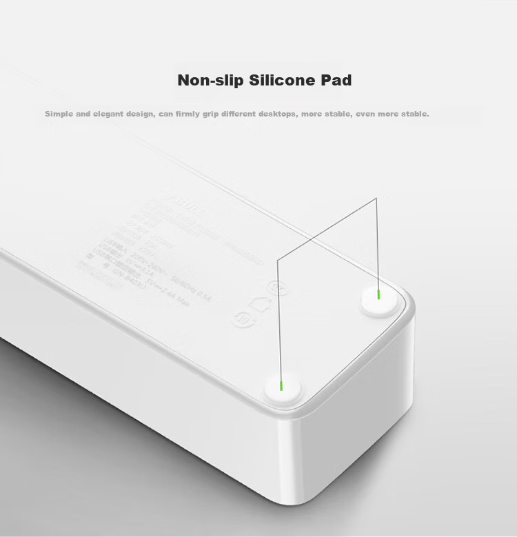 BULL BULL White USB Socket/power Strip/outlet Strip GNV-UUN153, 3 USB Ports, 6 Outlets, Total Length 3 Meters, Master Switch 11