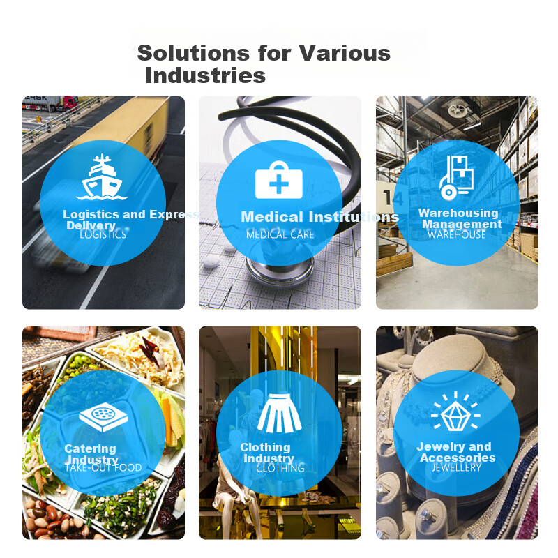 ZEBRA Industrial-Grade Label Printer Barcode Printer QR Code Sticker Fixed Asset Express Delivery Label Printer ZT211 203dpi