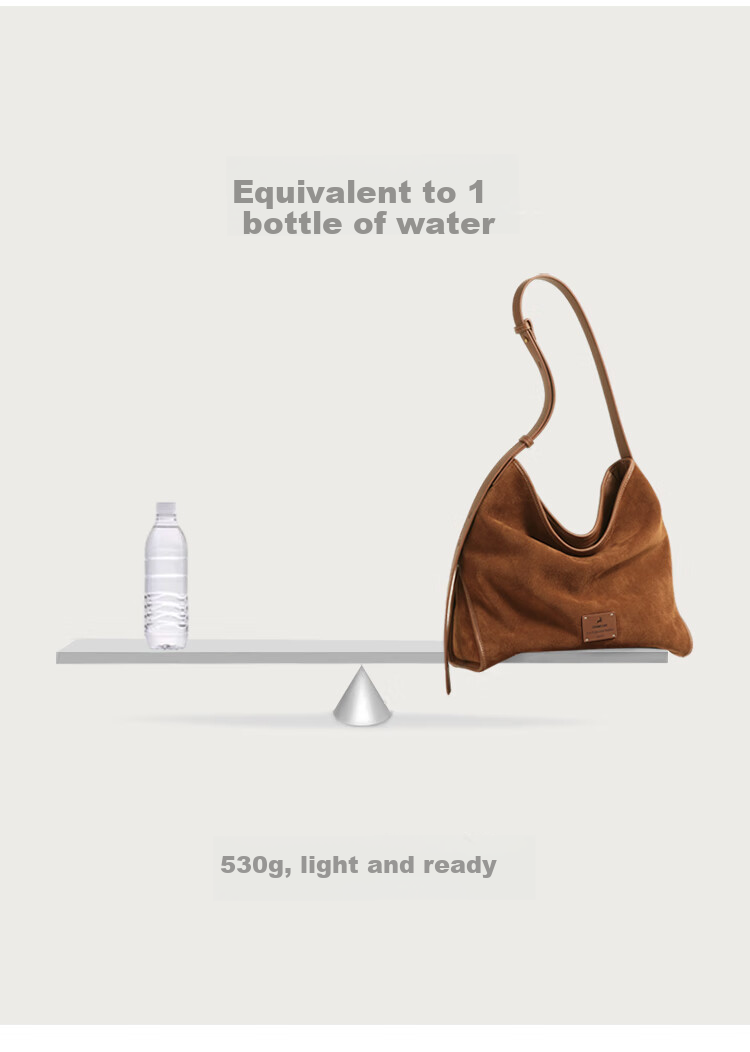 Mood Autumn And Winter Cowhide Hobo Tote Bag for Women, Large Capacity Commuter Underarm Single Shoulder Crossbody Bag, Birthday Gift Versatile Brow 16