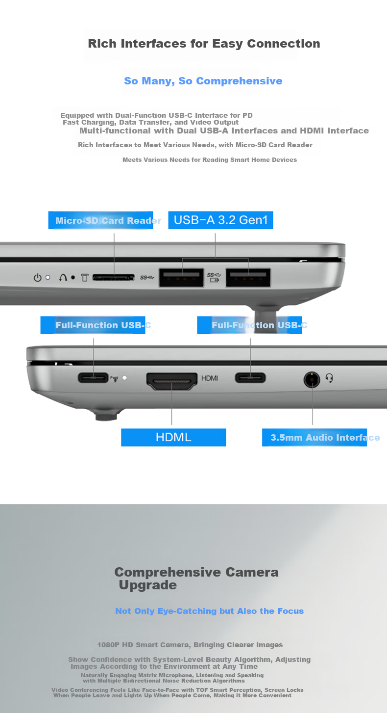 Lenovo Laptop Xiaoxin 14SE 2025 High-Performance Thin And Light Notebook Standard Voltage Core I5-13420H 16GB 512GB + Gaming Mouse Set Exclusive to Yihaodia 9