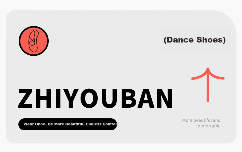Zhiyouban Adult Dance Shoes, Professional Ballet Practice Shoes for Women, Soft-Soled Slip-On Children's Dance Yoga Body-Shaping Cat Paw Shoes 2