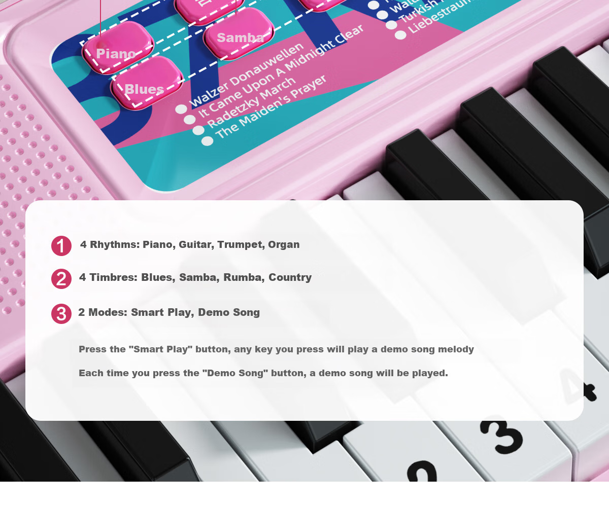 Xinge Electronic Keyboard, Children's Piano Toy, Birthday Gift for Boys And Girls, Early Education Musical Instrument for Toddlers, Home Use, 37 Keys with Desk And Chair 6