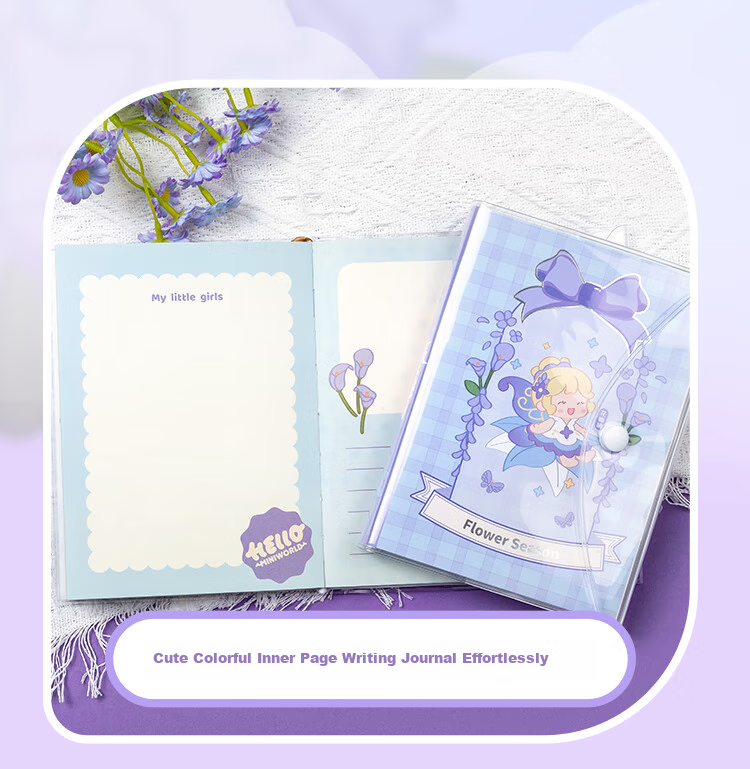 COMIX Mini World IP Collaboration Trendy Cartoon Guka Little Mochi Planner Stickers Student DIY Handmade Sticky Notes Birthday Back-To/Graduation Gift Companion Gift MWCB0014 5