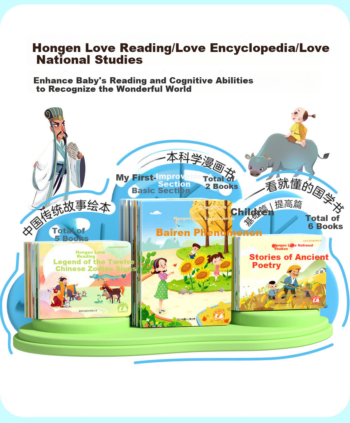 Hongen Rainbow Reading Pen, 32GB Bilingual Early Education, Birthday And Back-To Gift Toy for Boys And Girls Aged 3-6 11