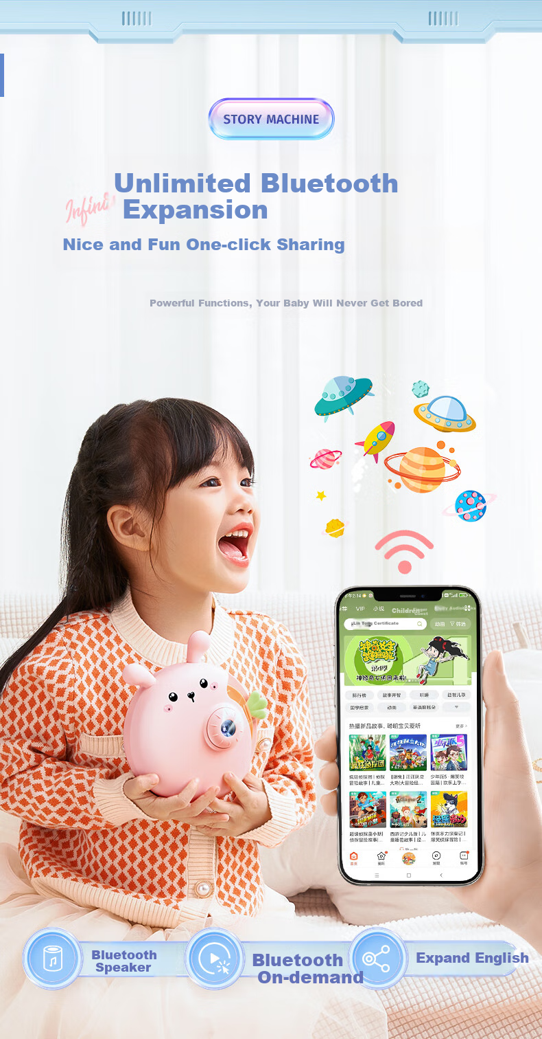 Kufire Children's Projector Story Machine, Birthday Gift for Girls Aged 3-6, Toy for Kids And Teens Aged 6-10, Present for Little Girls And Toddlers 16