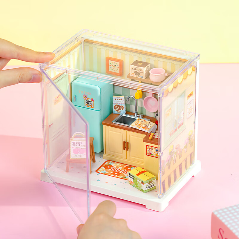 Конструктор Rolife Super World Mini Kitchen DIY, сборная модель кукольного домика