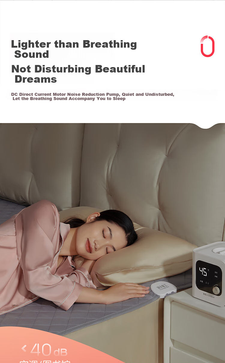 Rainbow [High Temperature Protection] Double-Person Rapid Heating Water Circulation Heating Blanket Electric Heated Mattress Pad 2*1.5 Meters 9