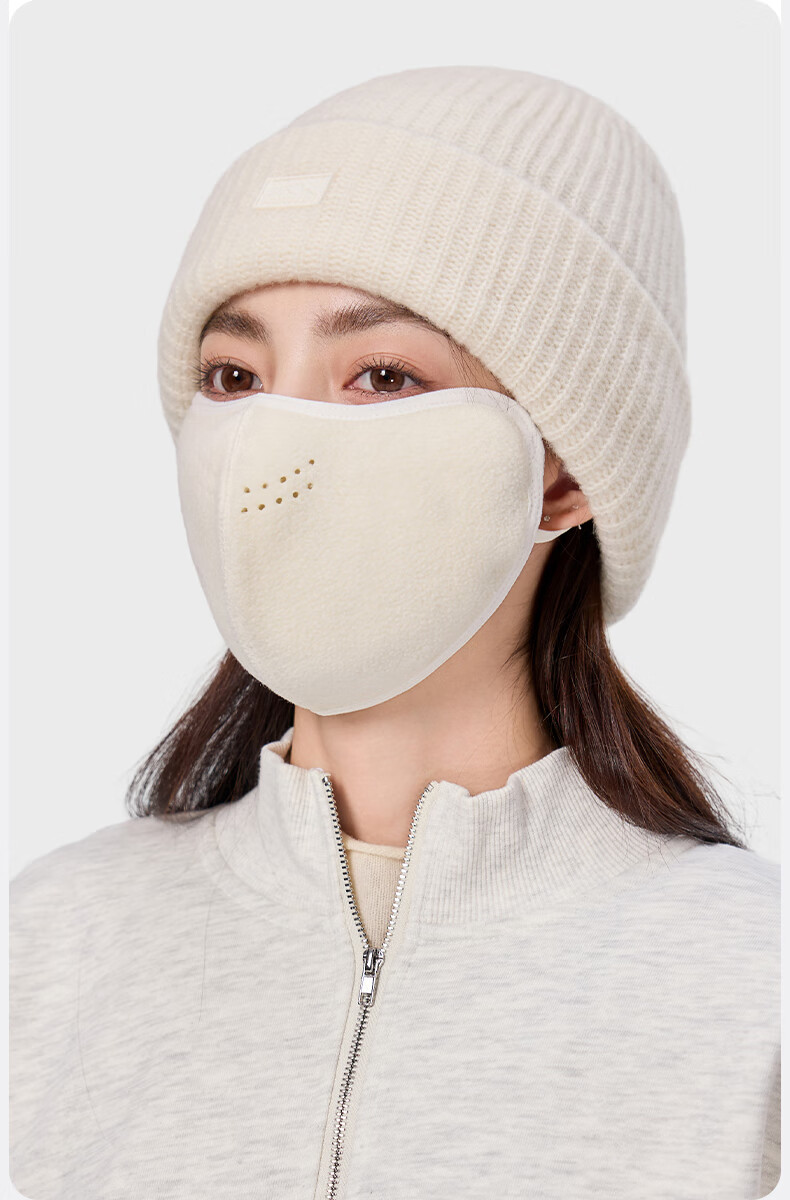 MISSION UV Fleece Warm Face Mask for Women Winter Thickened Outdoor Cycling Sun Protection Windproof Cold Resistant Face Cover 4
