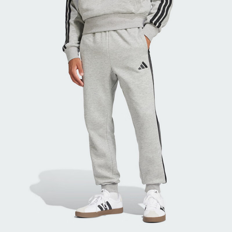 Adidas Men's Sportswear Series M 3S FL TC PT Knitted Pants JE6318 Medium Heather Gray 2XL 1