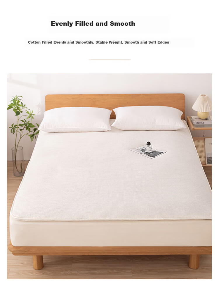 YALU&FREEDOM Antibacterial Cotton Mattress Pad, Bedding Bottom Layer, Single Or Double Soft Mat, Thickened for All Seasons, 200x220cm [6 Jin] 7