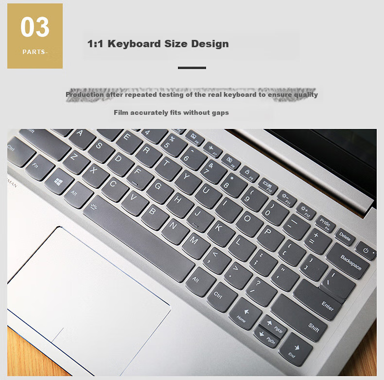 Aigo Laptop Keyboard Cover for Lenovo Xiaoxin ThinkBook 16p 2023 High Transparency Ultra-Thin TPU Invisible Keyboard Dustproof Waterproof Protector 1