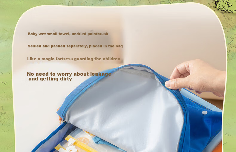 Eyoujia Antibacterial Sealed Storage Bags Baby Kindergarten Clothes Packing Bags Children's Quilt and Clothes Resealable Bags with Pull Ring 17