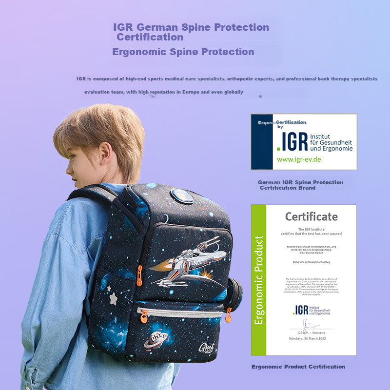 Gmt for Kids Children's Backpack, Lightweight Spine-Protecting And Load-Reducing Shoulder Bag for Primary School Students, Large Capacity Gift for Grades 1-4 Boys, Sonic Fighter Jet Desig