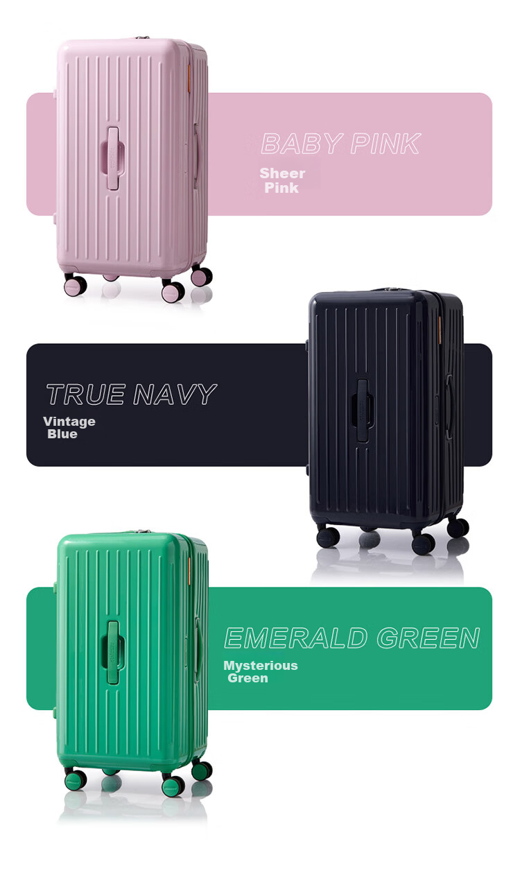 AMERICAN TOURISTER Luggage, 24-Inch Large Capacity Suitcase, Deep Compartment Travel Case, Hu Xianxu's Style Jelly Box, BB5 Charcoal Gray 3