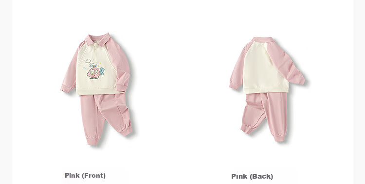 BALABALA Children's Clothing, Long-Sleeve Set for Kids, Two-Piece Outfit for Toddlers Entering School, Boys And Girls Autumn Wear, Cute Style, 209325104203 12