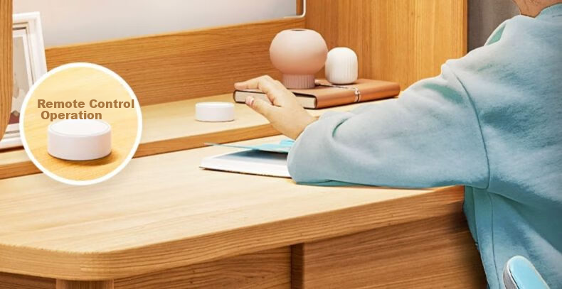 Dpdupi Depu Eye Protection Lamp Desk Lamp Study Reading Homework Eye Care Student Children National AA Clip-on Smart Bookshelf Lamp 2