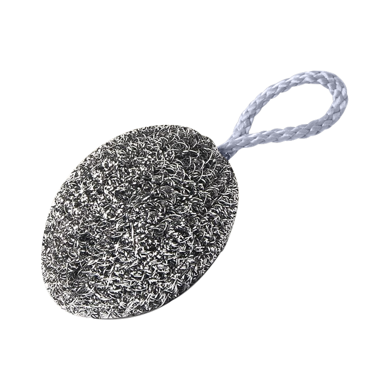 Mishiguang Steel Wire Scrubber Balls 10-Pack Household Kitchen Cleaning Scrubbers Oil Removal Dishwashing Brush Pot Scrubber Durable