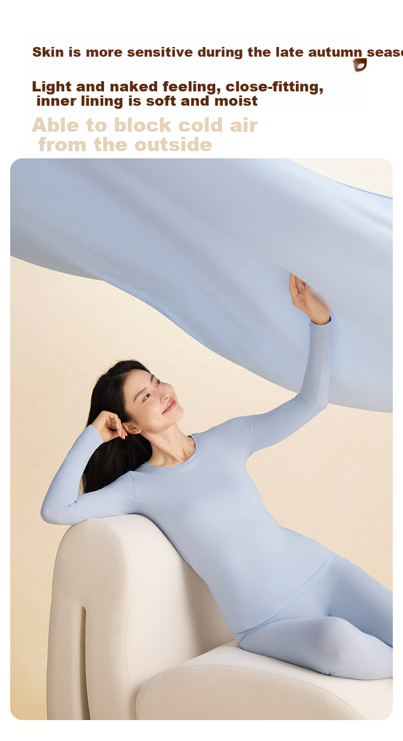 PurCotton Mall Edition Soft Cotton 4.0 Thermal Underwear 7A Antibacterial Anti-Static Lightweight Warm Autumn Top and Bottom for Men and Women 15