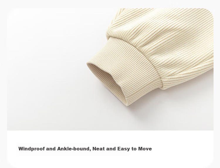 BALABALA [Same As in Mall] Baby Long Pants, Fleece-Lined Thickened Joggers, Winter Girls' Trousers 5