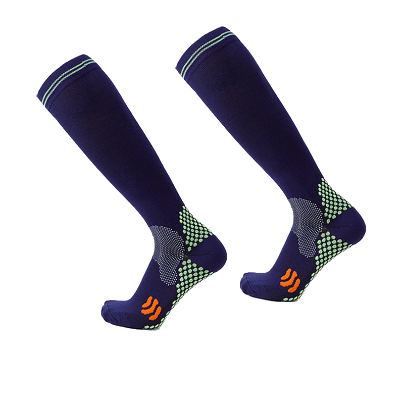 Dewick Compression Sports Calf Socks for Men and Women, Muscle Running, Cycling, Jump Rope, Mountaineering, Fitness, 2 Pairs, Size 41-46