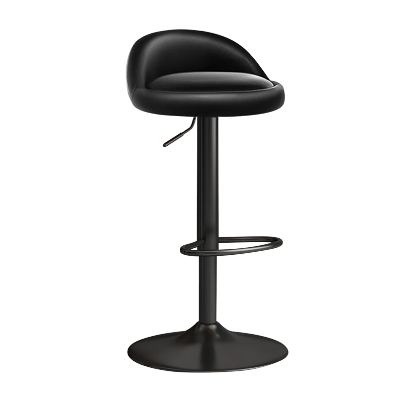 Jingcai Adjustable Bar Stool Home Bar Chair High Stool Reception Chair JBY09 Black