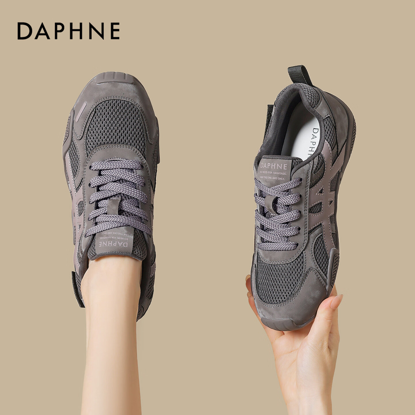 DAPHNE Soft Sole Autumn New Breathable Sports Casual Shoes Military Training Shoes 4025404172 Purple Size 37