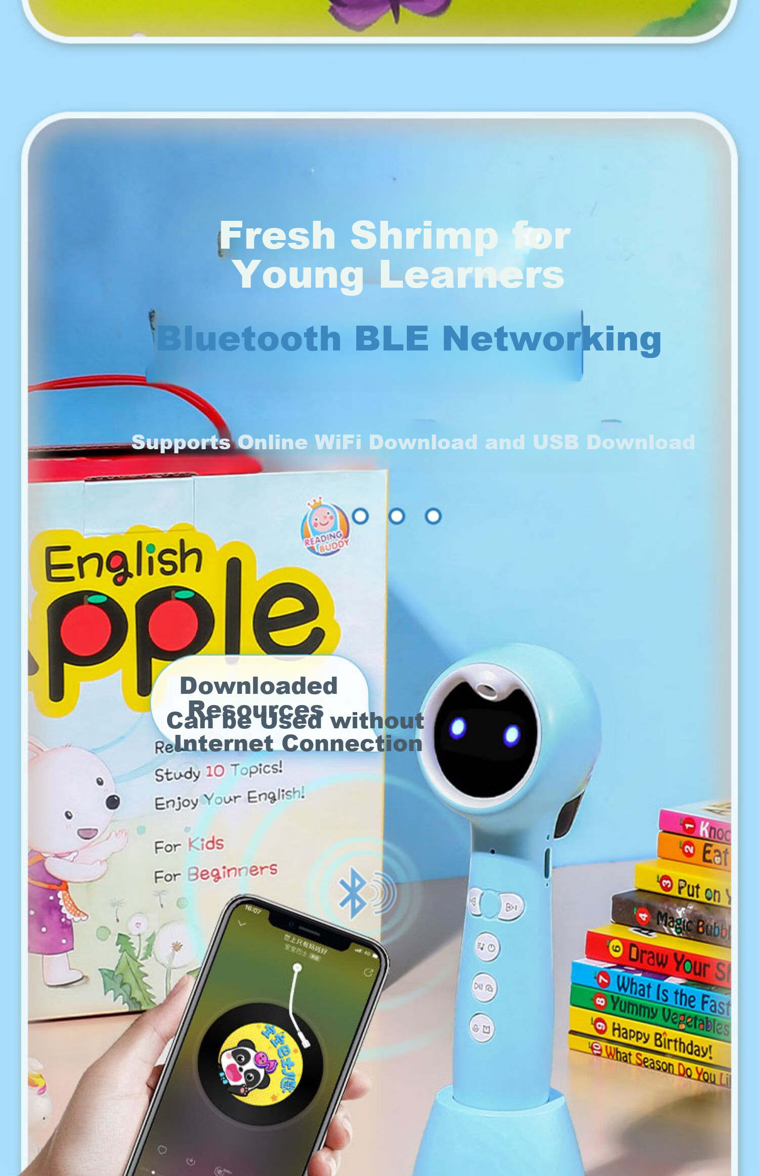 Youxuexiaokedou Reading Pen T6L, Early Education Device for Preschoolers And Elementary School Students, English Learning Tool for Ages 3-6 RAZ-William Heinema 17