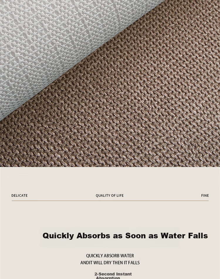 OPPEIN Bathroom Mat, Thickened Sponge Bath Mat, Absorbent Non-Slip Foot Pad, Toilet Carpet, Linen Washroom Doormat 11