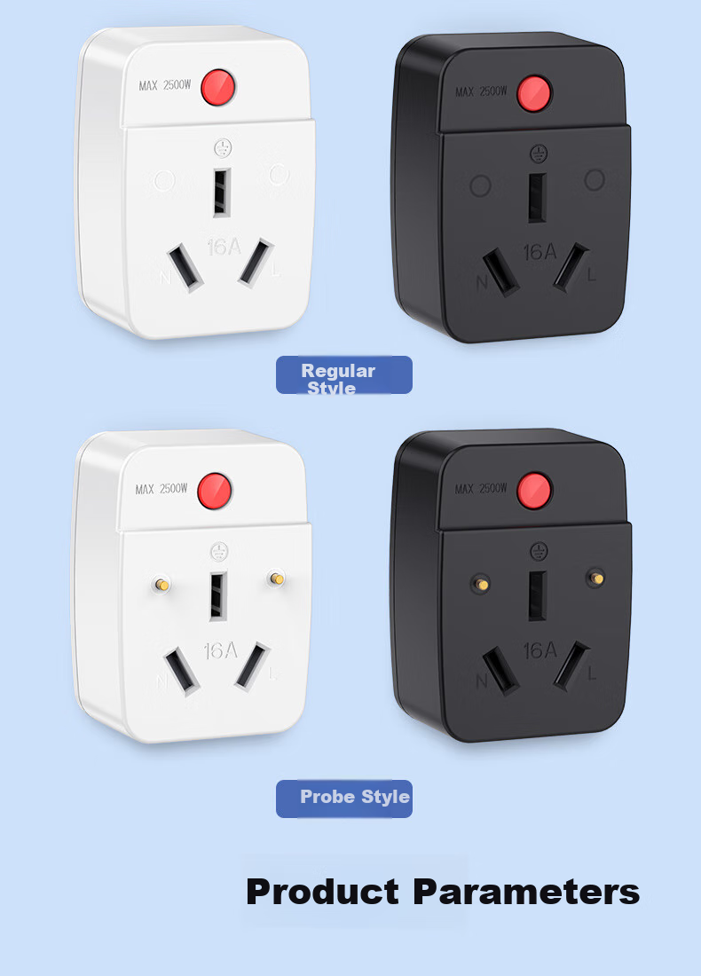 Delipow 10A to 16A Socket Converter, Overload Protection, Suitable for Air Conditioners, Water Heaters, New Energy Vehicles, Heater Fans, High Power, Cars 14