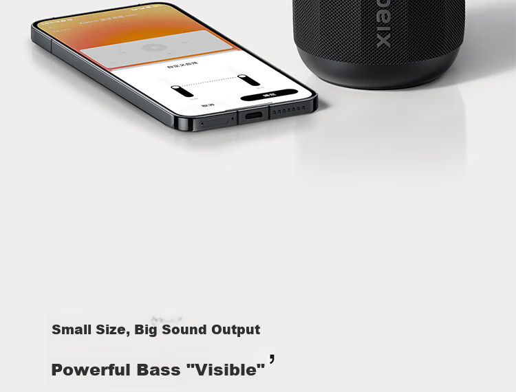 MI Xiaomi Bluetooth Speaker Mini Retro Deep Red Acoustic Mini Cannon MI Pengpai Smart Link Outdoor Dustproof Waterproof Camping NFC High-Fidelity Gift Home Use 7