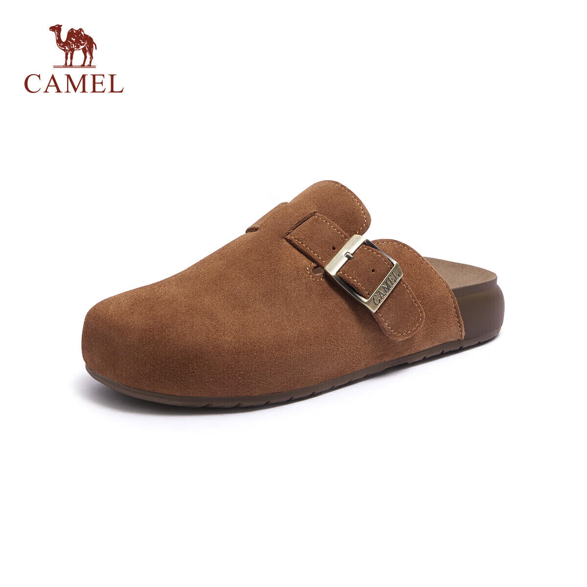 CAMEL Casual Slip-On Birkenstock Style Comfortable Shoes L26S700001 Caramel (Upgraded Slip-On) Size 36