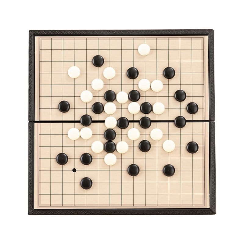 M&G Foldable Magnetic Chess Set, Small Size, Children's Magnetic Folding Chessboard, Camping And Back-To Gift