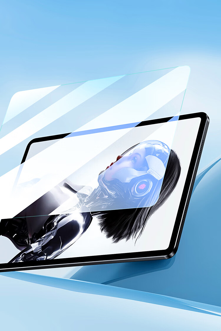 BIAZE Compatible with 2025 Nubia Red Magic Gaming Pad 3 Pro, High-Definition Tempered Glass Screen Protector for Nubia Red Magic Tablet 9.06-Inch Protective Film, Scratch-Resistant And Wear-Resistant PM257 1