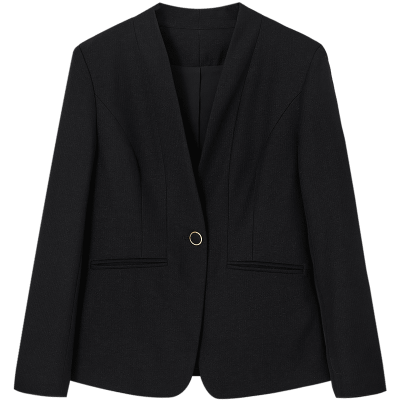 Demana [Smart Urban] Autumn Elegant Business Commuter Lapel Waist-Cinched Slim Fit Single-Button Women's Blazer