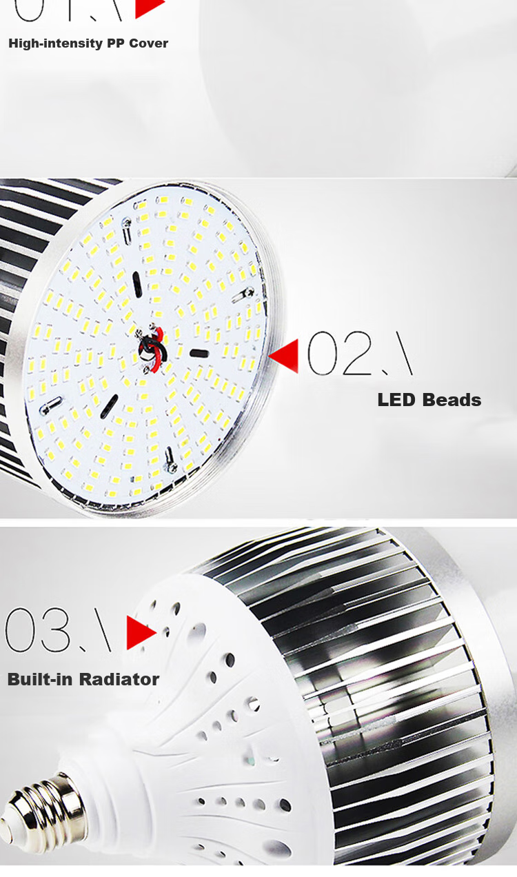 Shufujia LED Bulb, Ultra-Bright Energy-Saving Lamp, Factory Warehouse E27 Household Indoor Globe Light, Industrial Lamp, Workshop Lighting 8