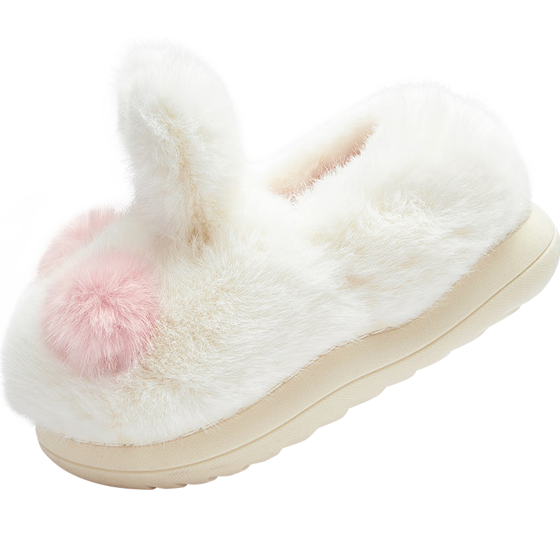 BALABALA Children's Cotton Slippers for Boys And Girls, Baby Home Shoes with Heel, Autumn And Winter Cotton Shoes, Animal Design, 208425141227