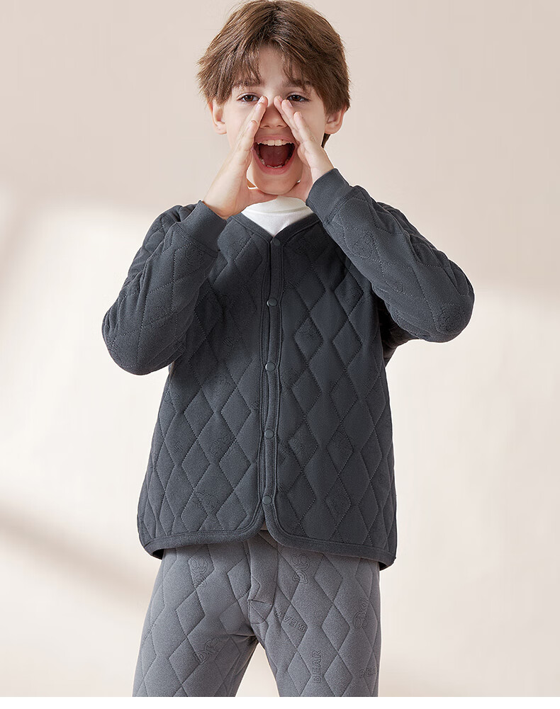 Me Feeling School Uniform Magic Children's Warm Innerwear Vest Boys Girls Large Kids Winter Thickened Three-Layer Quilted Cotton Jacket 3